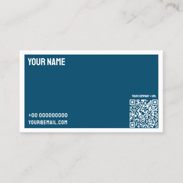 PHILOSOPHY Minimalistisch Business Card MIDI Visitenkarte (Vorderseite)