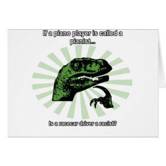 Philosoraptor Rennwagen-Antriebs-Witz