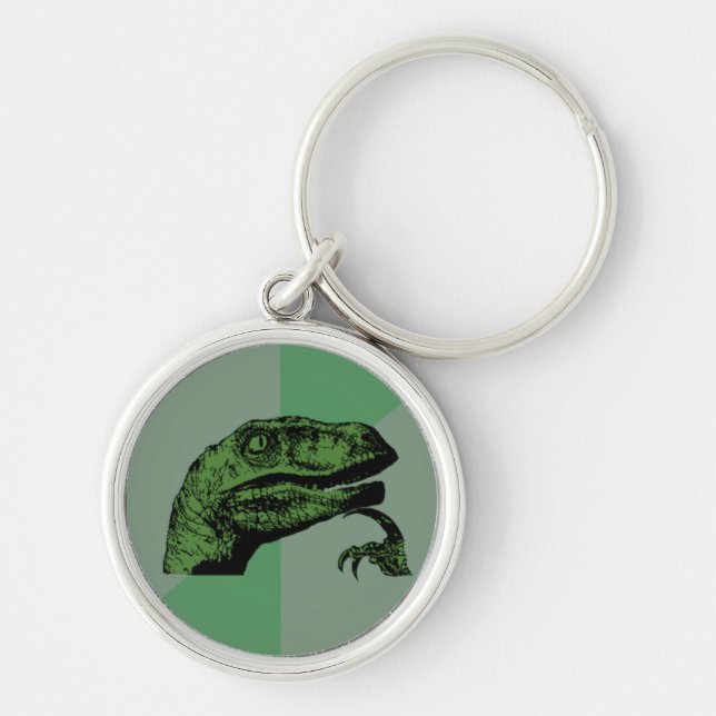 Philosoraptor Schlüsselanhänger (Vorne)