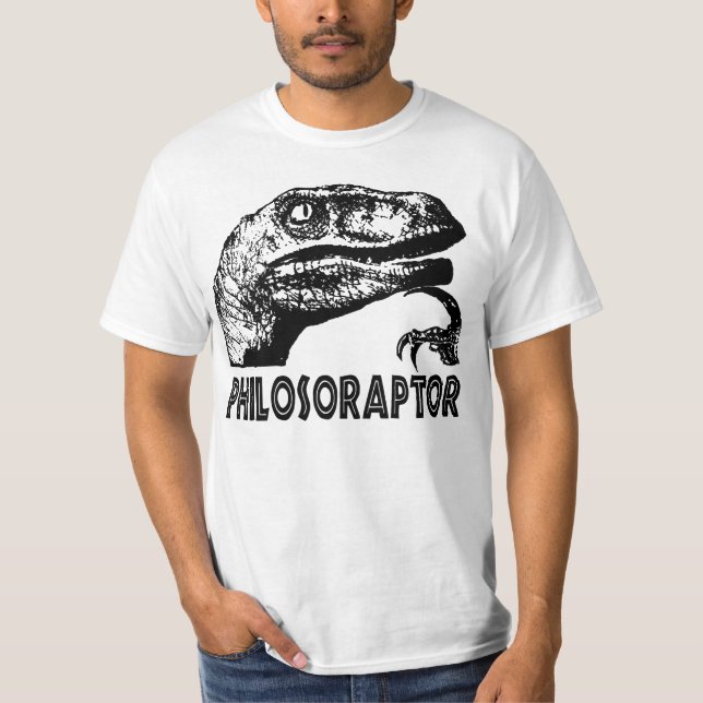Philosoraptor T-Shirt (Vorderseite)