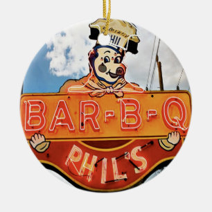 Phils, GRILLEN, St. Louis, Weihnachtsschmuck, Keramik Ornament