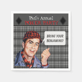 Phil's Poker Party Serviette