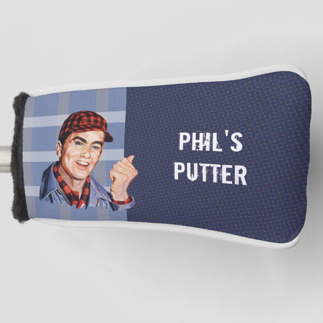 Phil's Putter Golf Headcover (Vorderseite)