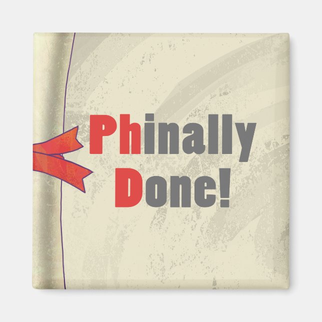 Phinally Fertig Magnet (Vorne)
