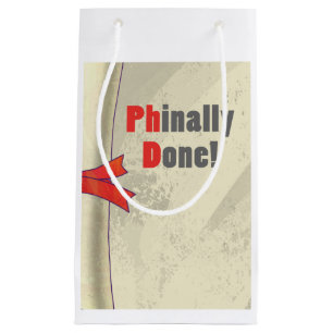 Phinally getan kleine geschenktüte