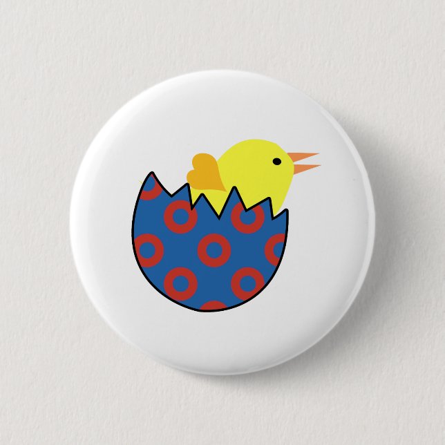 Phish Chick Fishman Donner Design Button (Vorderseite)