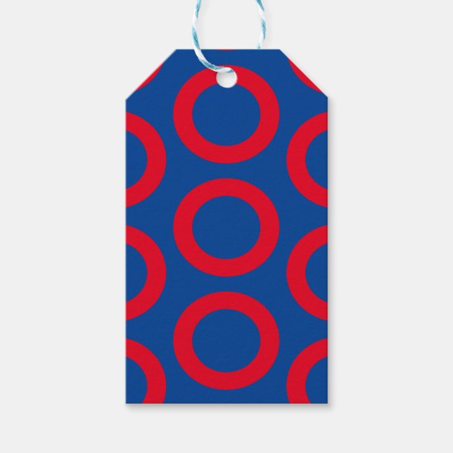 Phish Donut Gift Tag Geschenkanhänger (Vorderseite)