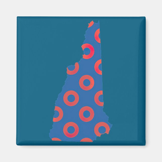 Phish Fishman Donut New Hampshire Ecavator Boy Don Magnet (Vorne)