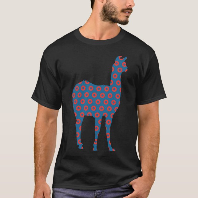 Phish Llama Donuts T-Shirt (Vorderseite)