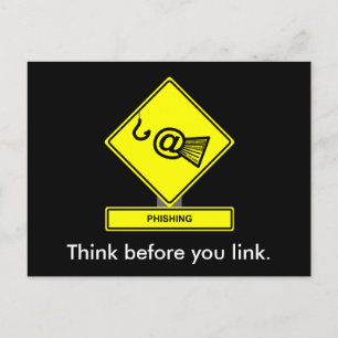 Phishing-Postkarte Postkarte