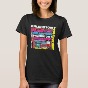 Phlebotomie Blutabnehmer Techniker Blut Techniker T-Shirt
