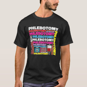 Phlebotomie Blutabnehmer Techniker Blut Techniker T-Shirt