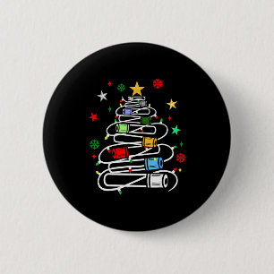 Phlebotomie-Blutröhrchen-Weihnachtsbaum Phlebotomi Button