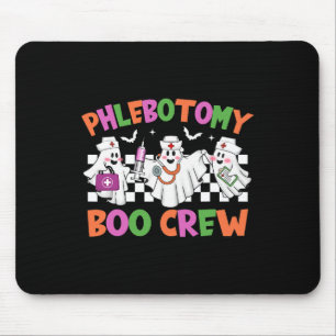 Phlebotomie Boo Crew Phlebotomist Halloween Kostüm Mousepad