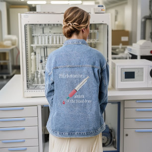 Phlebotomie Jeansjacke