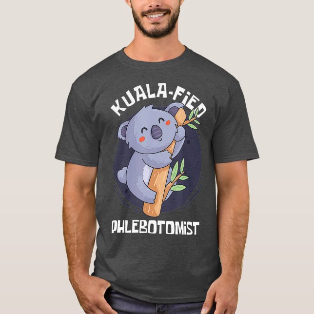 Phlebotomie Major Student KualaFied Phlebotomist T-Shirt (Vorderseite)