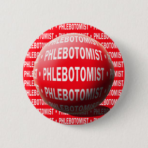 PHLEBOTOMIST BEREICH-BLUT-TROPFEN BUTTON