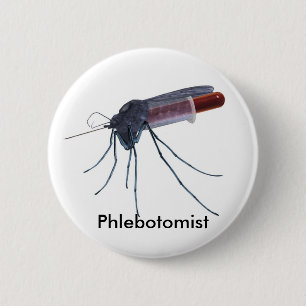 Phlebotomist Button