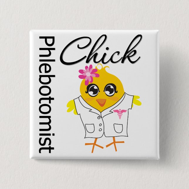 Phlebotomist Chick Button (Vorderseite)