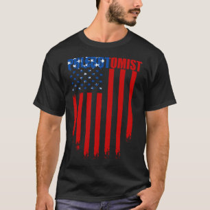 Phlebotomist Flag Needles Phlebotomie Techniker T-Shirt
