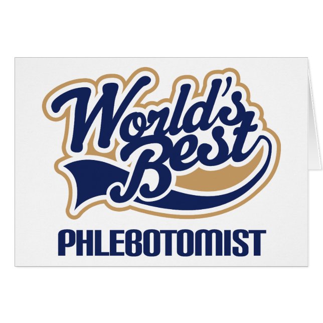 Phlebotomist Geschenk (Vorderseite (Horizontal))