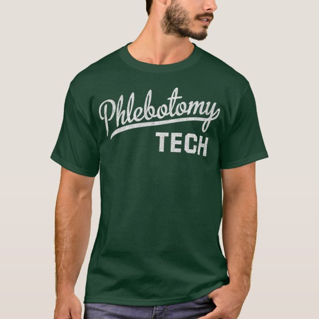 Phlebotomist Geschenk Phlebotomie Techniker T-Shirt (Vorderseite)