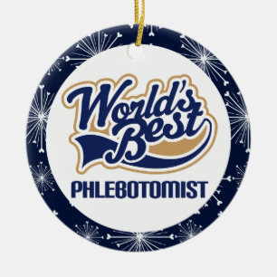 Phlebotomist Geschenk-Verzierung Keramik Ornament