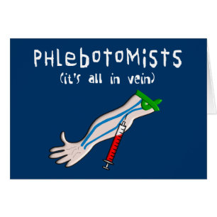 Phlebotomist Geschenke "aller es ist in der Ader "