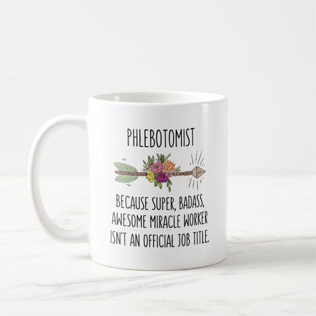 Phlebotomist Gift Idea Kaffeetasse (Links)