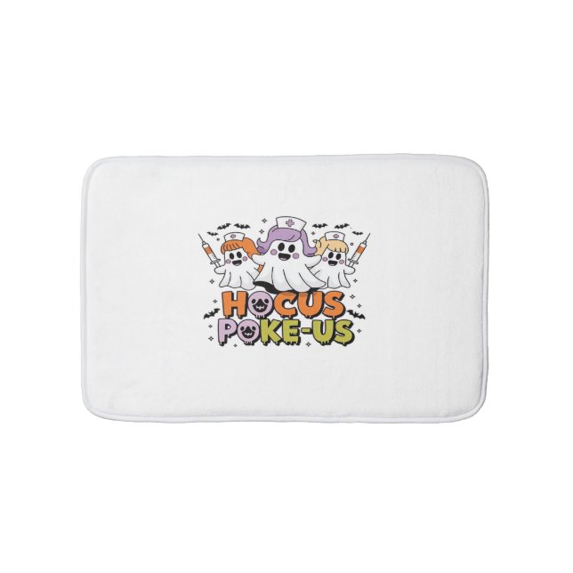 Phlebotomist Halloween Medizinischer Labrador Tech Badematte (Vorderseite)