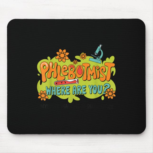 Phlebotomist Labrador Woche 2025 Laboratoriumshinw Mousepad (Vorne)