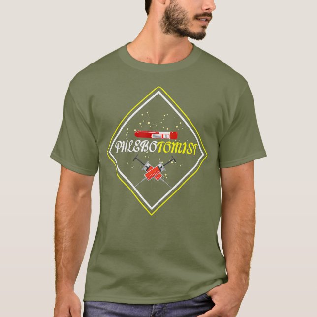 Phlebotomist Life Knowledge Phlebotomy Geschenke T-Shirt (Vorderseite)