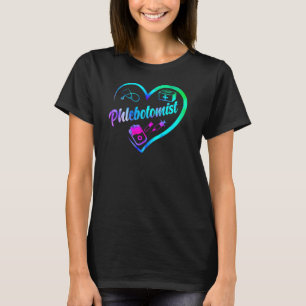 Phlebotomist Phlebotomie Phlebotomist Herz T-Shirt