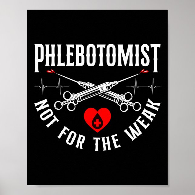 Phlebotomist Phlebotomist nicht für die Poster (Vorne)