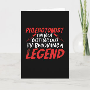 Phlebotomist Phlebotomy Legend Karte