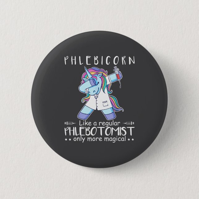 Phlebotomist Phlebotomy Quote  Button (Vorderseite)