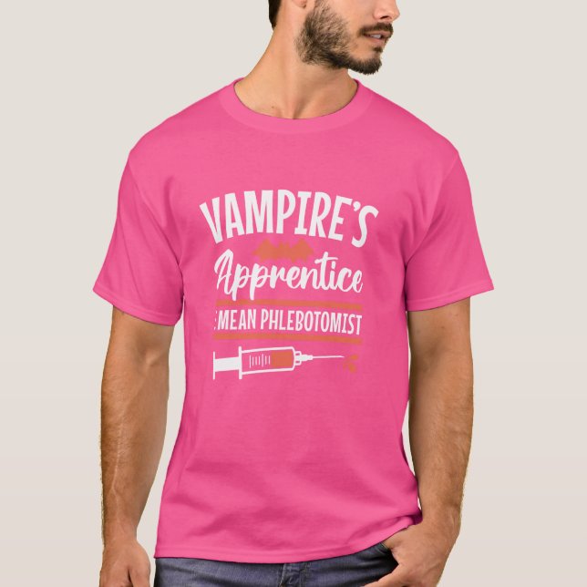 Phlebotomist Phlebotomy Technician Tech Nurse Funn T-Shirt (Vorderseite)