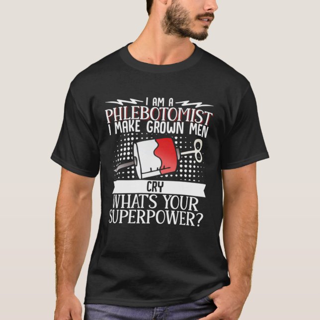 Phlebotomist Phlebotomy Technician Tech T-Shirt (Vorderseite)