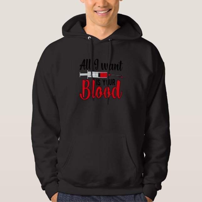 Phlebotomist Phlebotomy Week Phlebotomy Tech Hoodie (Vorderseite)