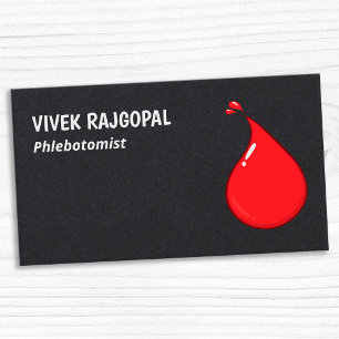Phlebotomist Premium Visitenkarte