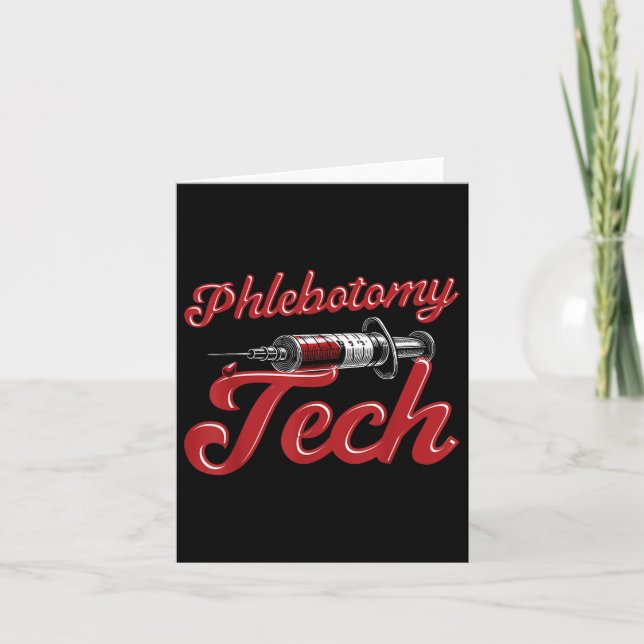 Phlebotomist-Techniker Phlebotomie-Techniker  Karte (Vorderseite)