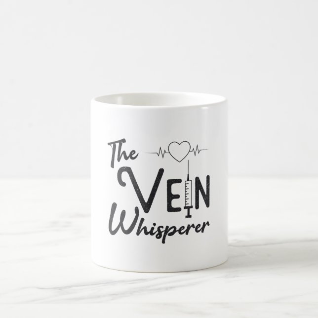 Phlebotomist The Vein Whisperer Nurse Phlebotomie Kaffeetasse (Mittel)