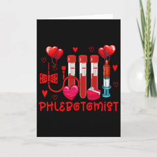 Phlebotomist Valentinstag Phlebotomist Werkzeuge C Karte