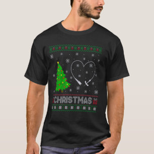 Phlebotomist Xmas Tree Lighting Ugly Weihnachtssch T-Shirt