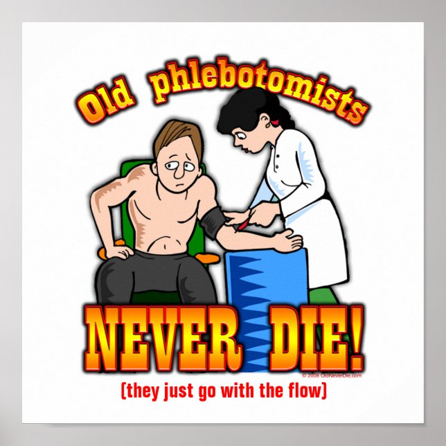Phlebotomisten Poster (Vorne)