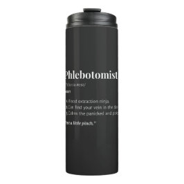 Phlebotomistische Definition - Funny Blood Zeichn  Thermosbecher