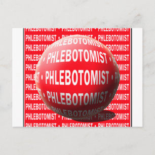 PHLEBOTOMISTISCHE SPHERENBLUTFALL POSTKARTE
