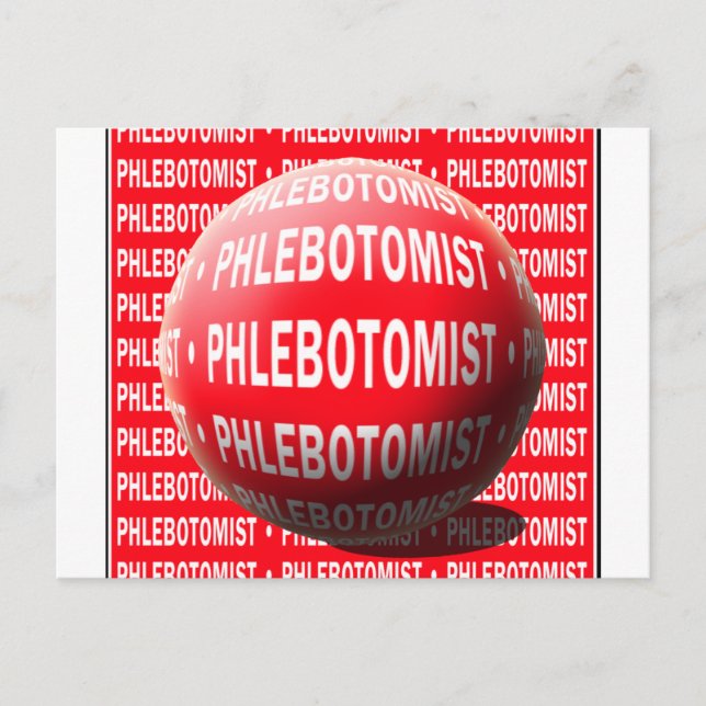 PHLEBOTOMISTISCHE SPHERENBLUTFALL POSTKARTE (Vorderseite)