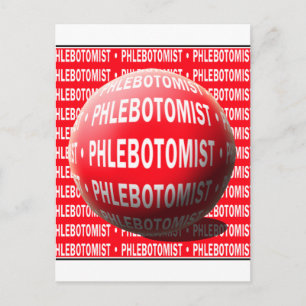 PHLEBOTOMISTISCHE SPHERENBLUTFALL POSTKARTE