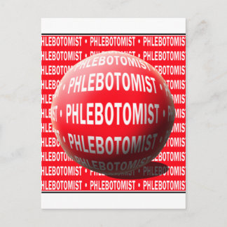 PHLEBOTOMISTISCHE SPHERENBLUTFALL POSTKARTE
